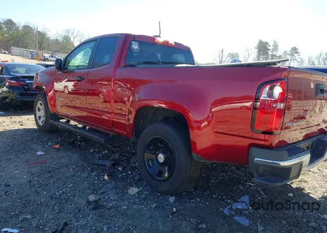 2021 Chevrolet Colorado 2Wd Long Box Wt из США, поврежденный, VIN 1GCHSBEAXM1206002